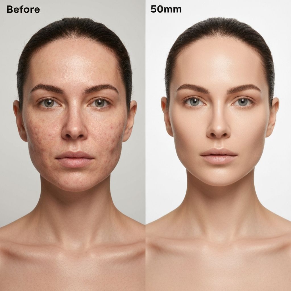 Patient transformation result 4 - before and after aesthetic treatment